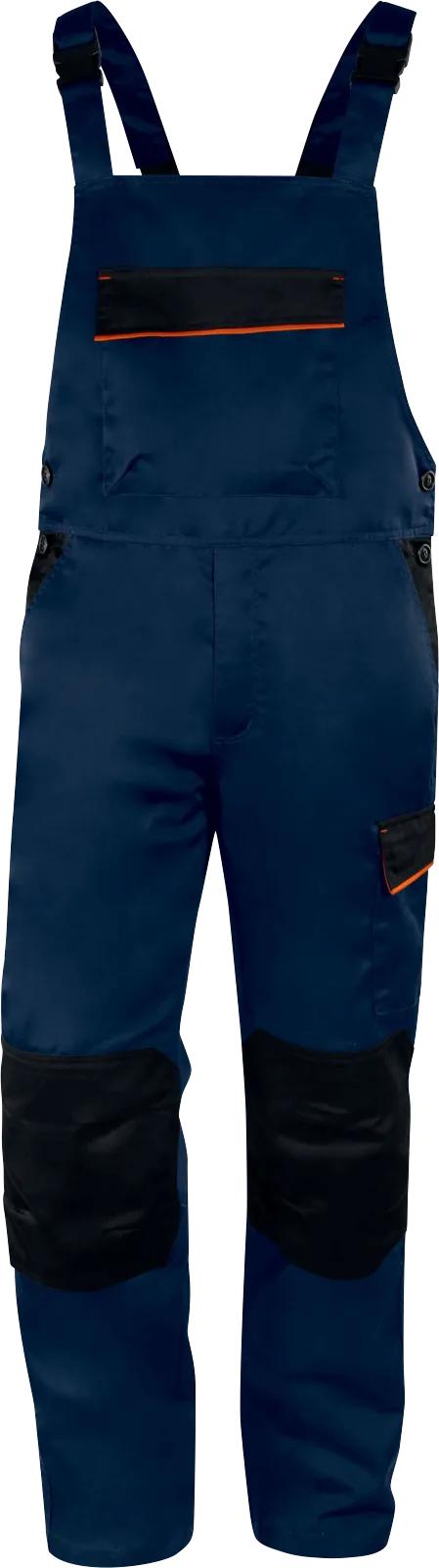 Latzhose M1SA2, marineblau, Vorderansicht