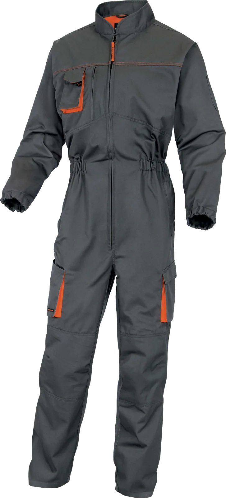 Arbeitsoverall M2CO2, grau, Vorderansicht