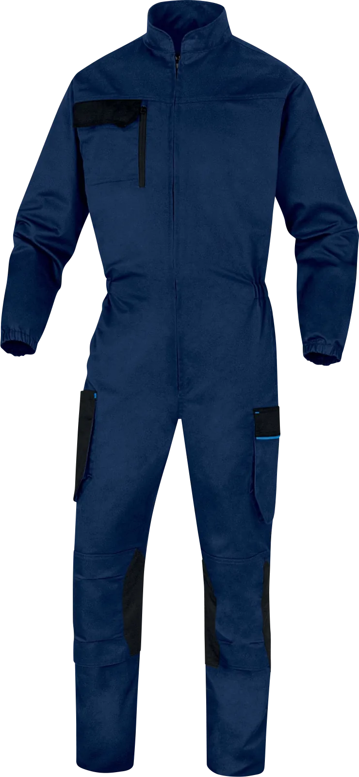 Arbeitsoverall M2CO3, marineblau, Vorderansicht
