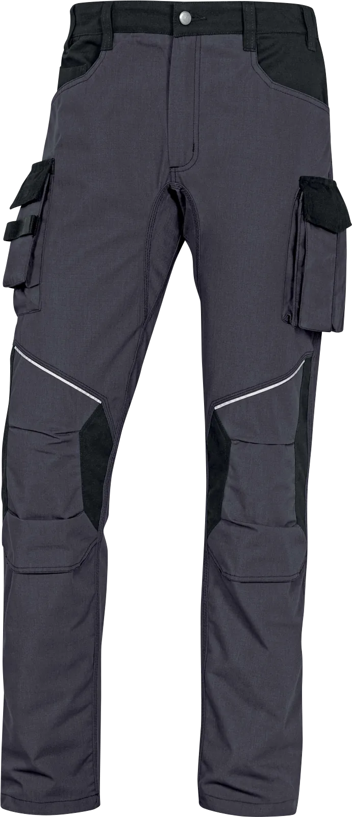 Arbeitshose MCPA2, grau-schwarz, Vorderansicht