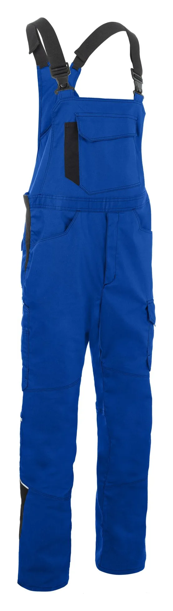Salopette da lavoro, blu royal, vista frontale
