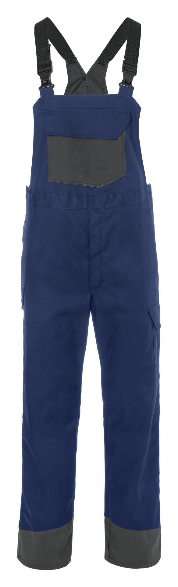 Salopette da lavoro, blu navy, vista frontale